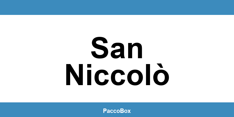 Contatti sede GLS di San Niccolò